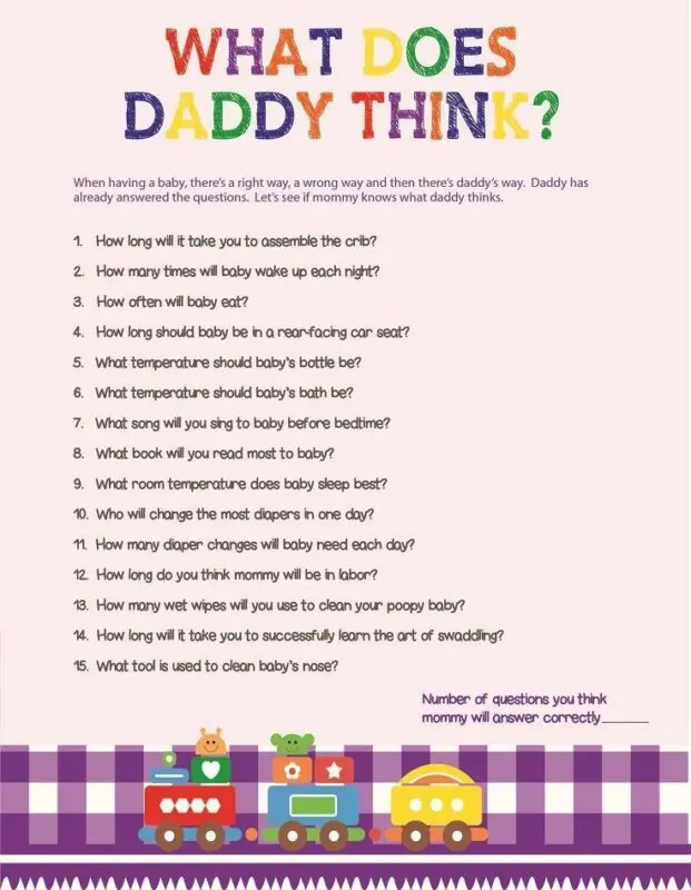 What does daddy think about when he cuts the umbilical cord?