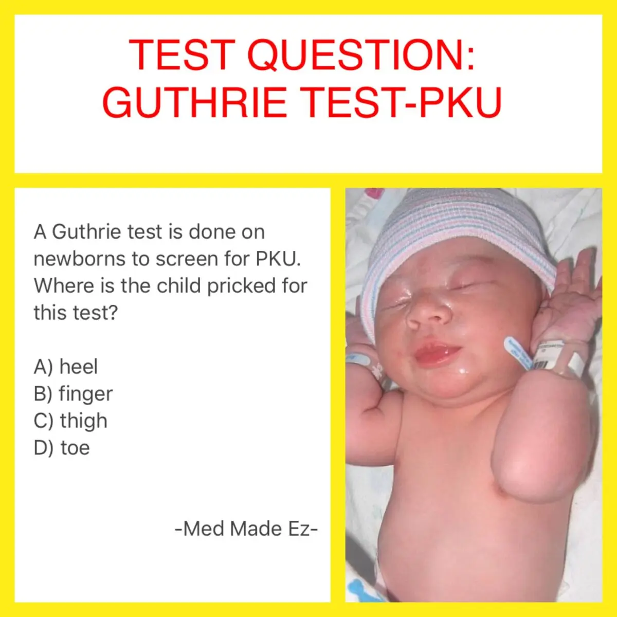 What is the Guthrie test for?