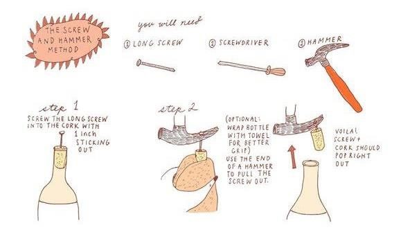 10 easy ways to open wine without a corkscrew