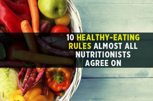 10 Healthy Eating Rules Everyone Can Follow