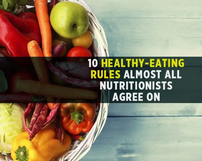 10 Healthy Eating Rules Everyone Can Follow