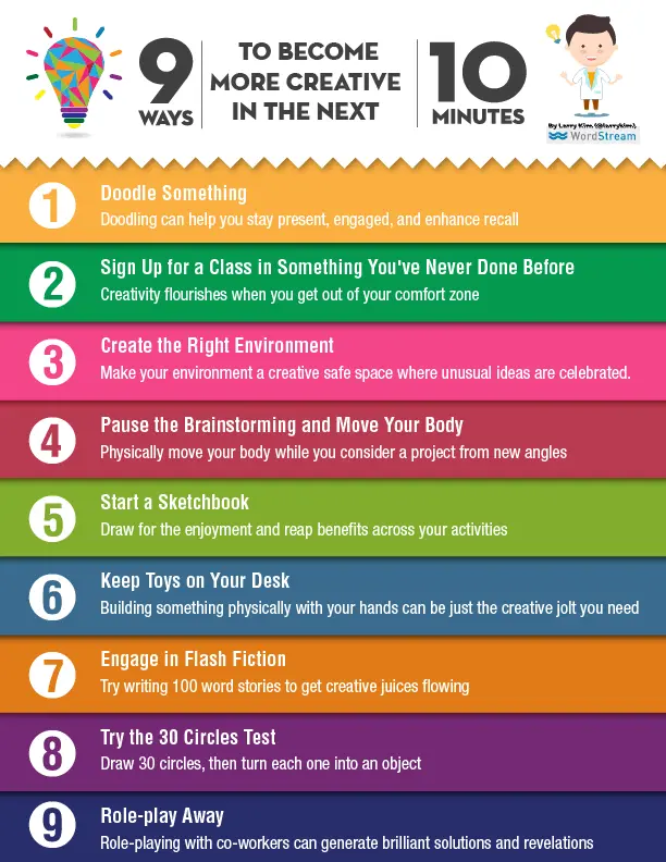 10 Minute Exercises That Boost Creativity and Mental Clarity
