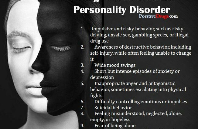 10 Signs of a Personality Disorder