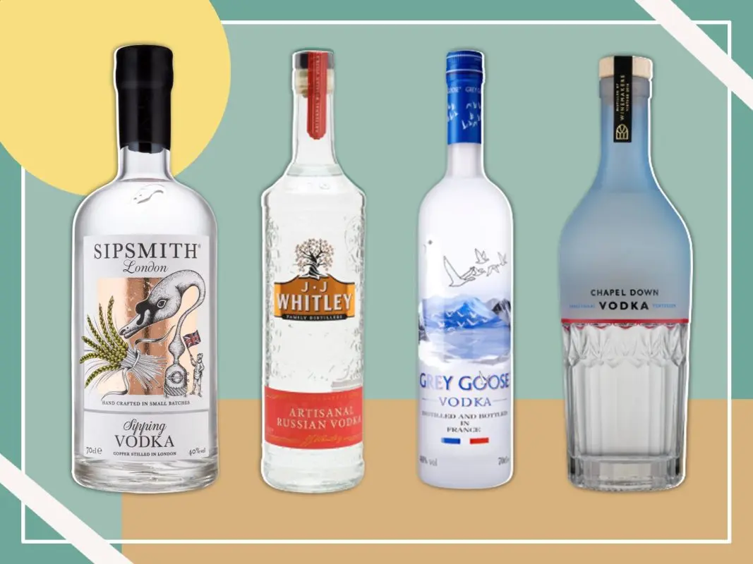 15 brands of elite vodka from around the world