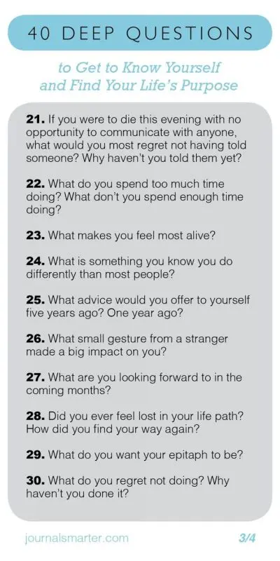 21 self-talk questions