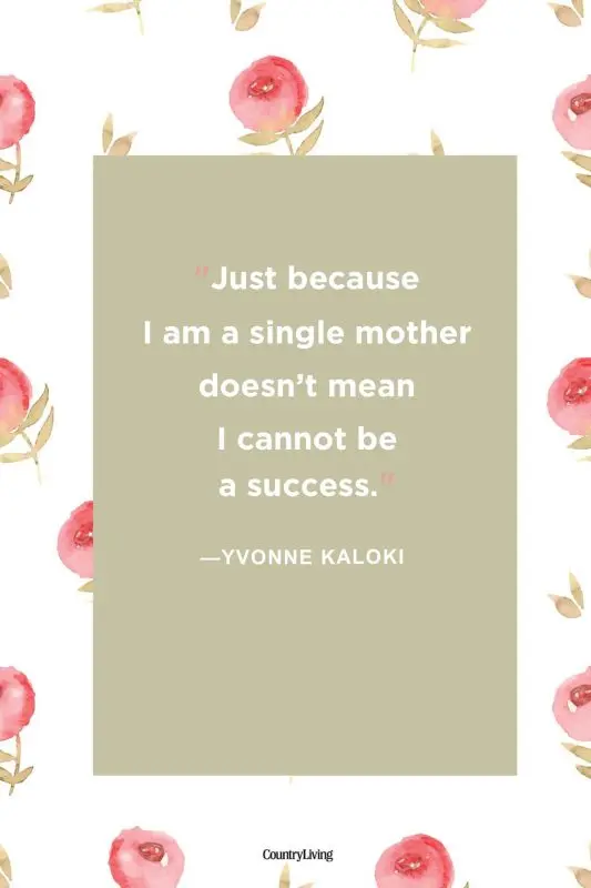 25 phrases for a single mother