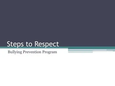 25 steps to respect