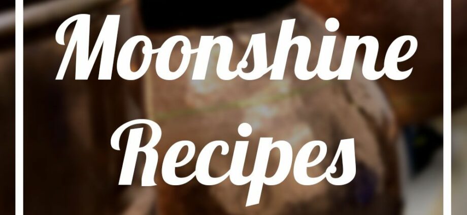 46 moonshine recipes + step-by-step cooking technology at home