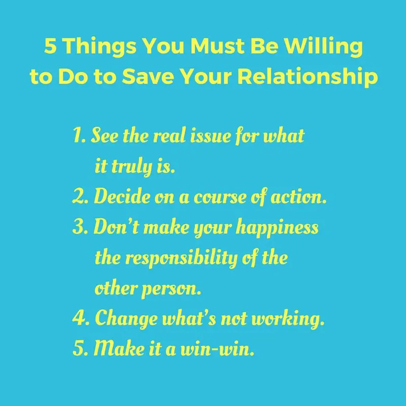 5 Ways to Save a Relationship