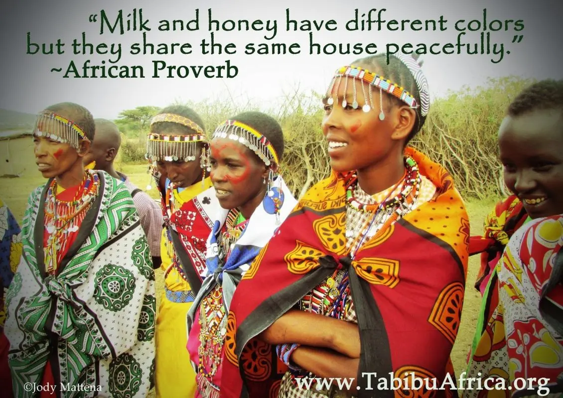 5 wise words of the Maasai tribe