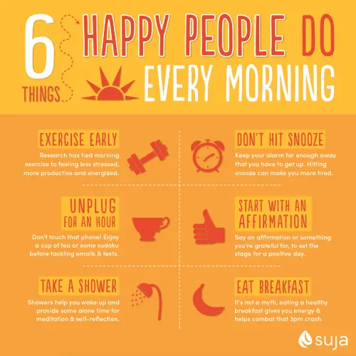 6 things happy people do&#8230;