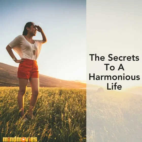 7 applications for a harmonious life