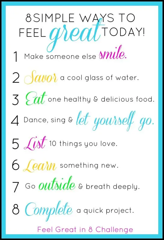 7 Easy Ways to Feel Better