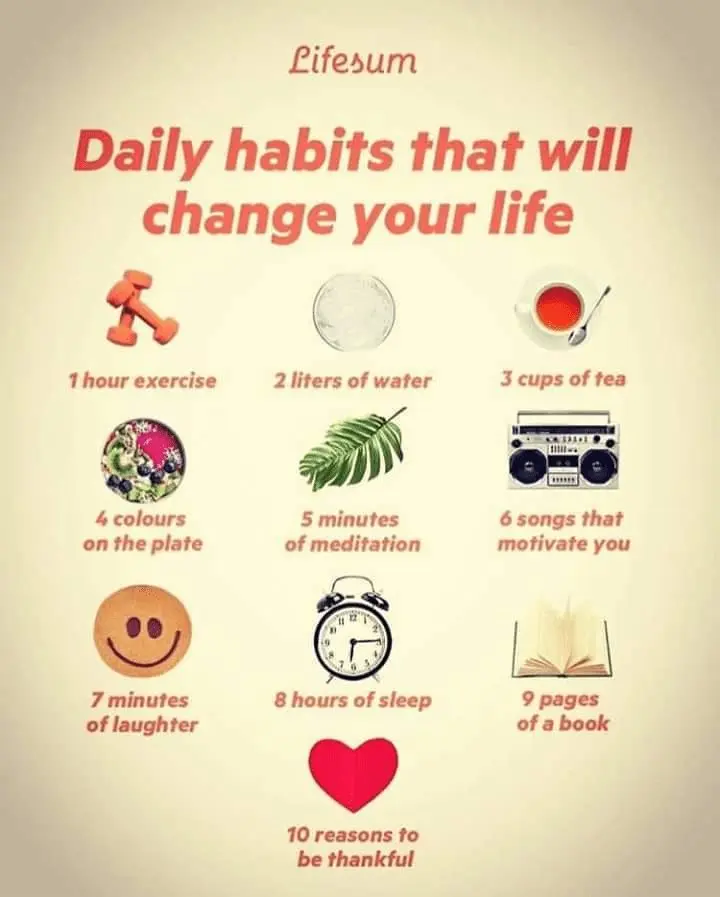 8 habits that will change your life