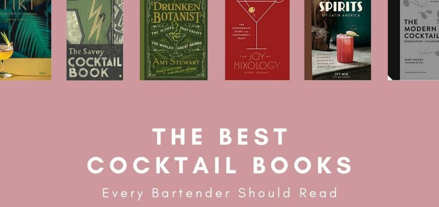 8 reference books of the modern bartender