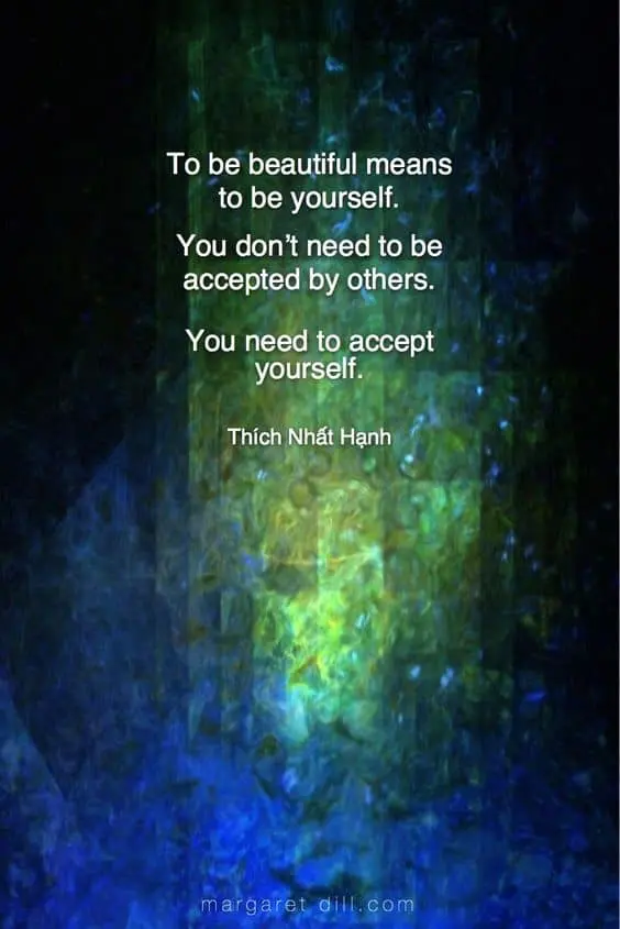 About what it means to be yourself