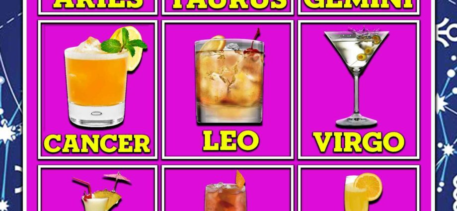 Alcohol by zodiac sign: which drink to choose