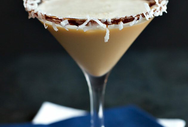 Almond Joy Martini cocktail recipe