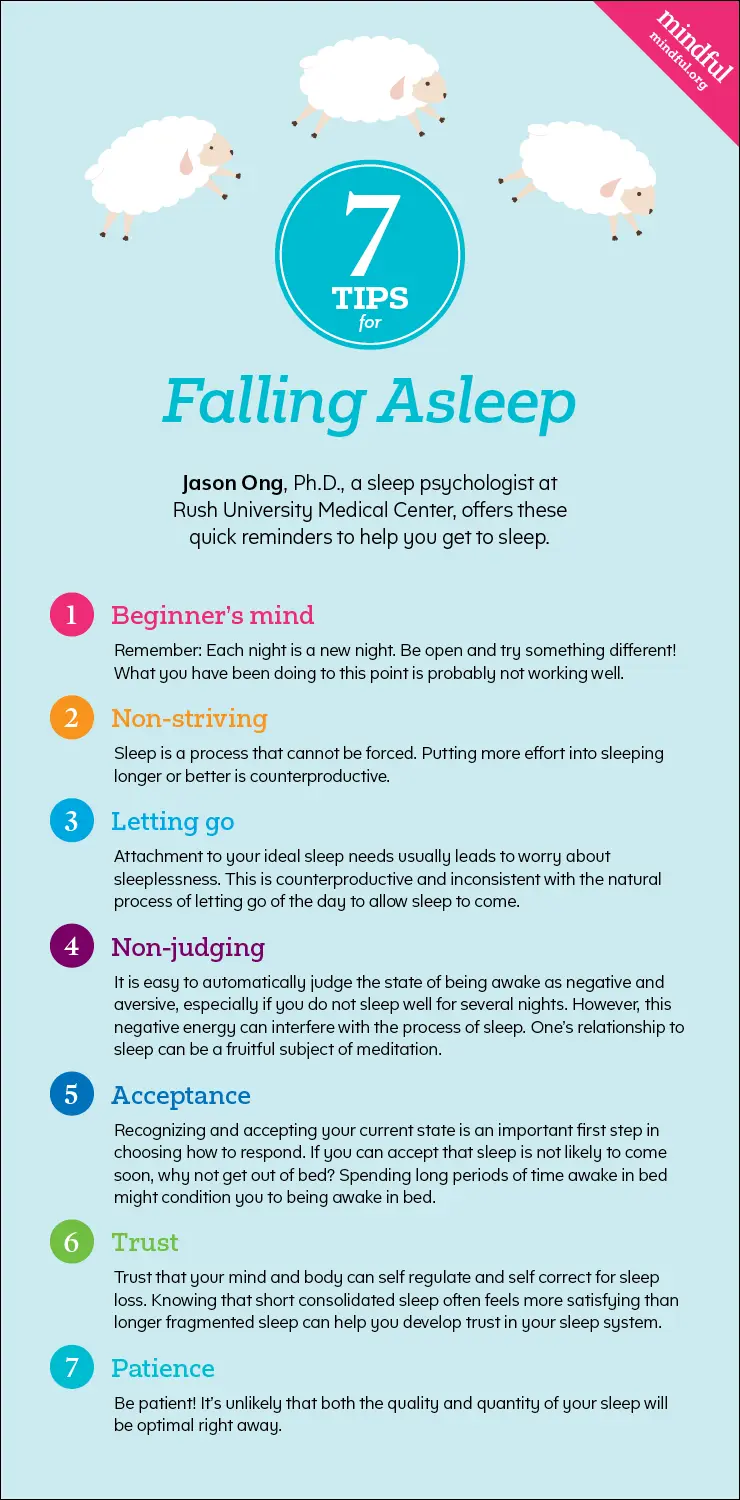 Are you sleeping properly? 7 steps to healthy sleep