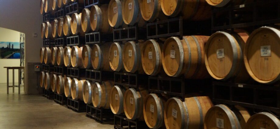 Barrel and bottle aging of wine