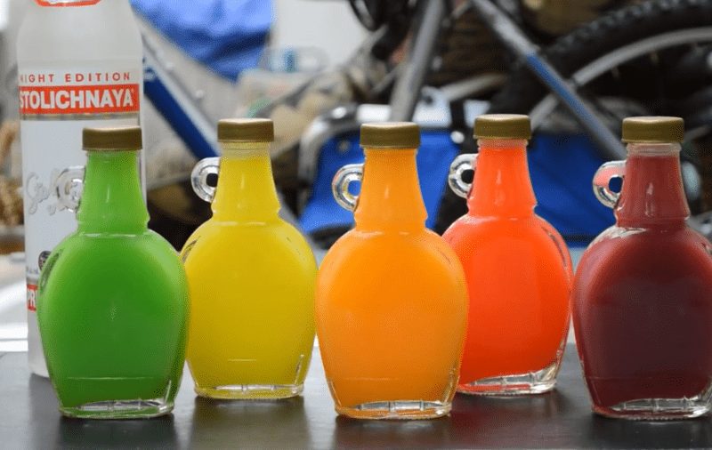 Be friends with the rainbow, taste the rainbow: Skittles Vodka