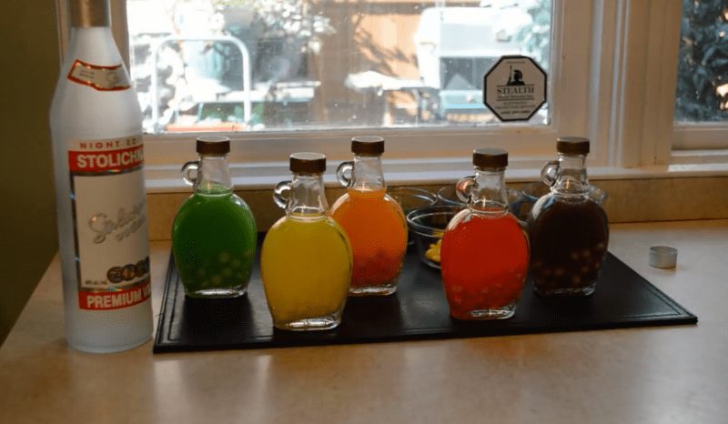 Be friends with the rainbow, taste the rainbow: Skittles Vodka