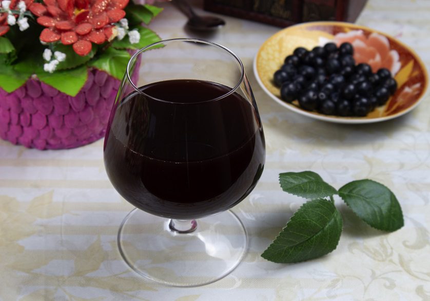 Blackcurrant on cognac