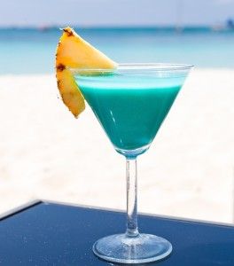 Blue Caribbean cocktail recipe