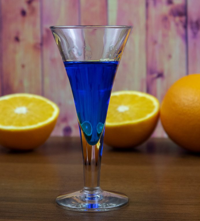 Blue Curacao &#8211; blue orange liqueur from the Caribbean