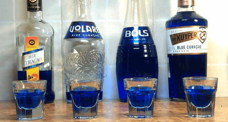 Blue Curacao liqueur: what is it made from, why is it blue, cocktails with it