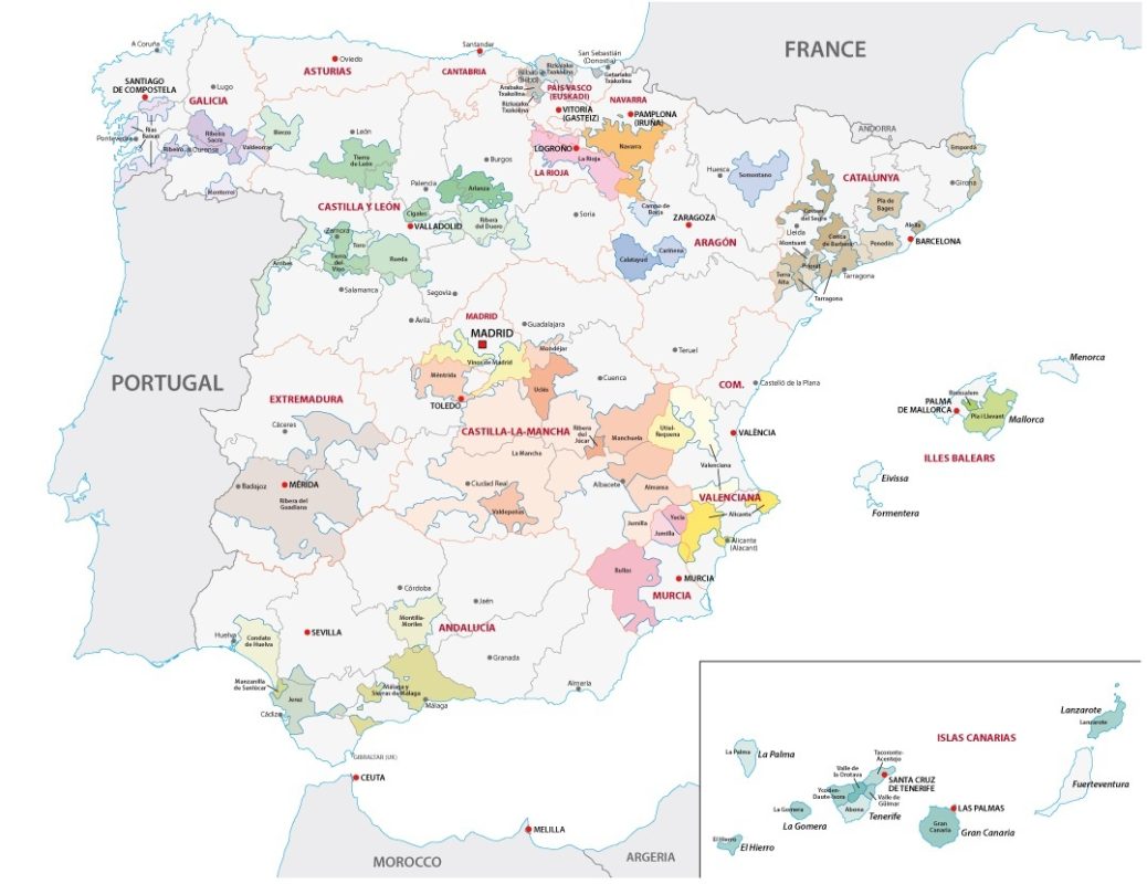 Brief description of Catalan wines