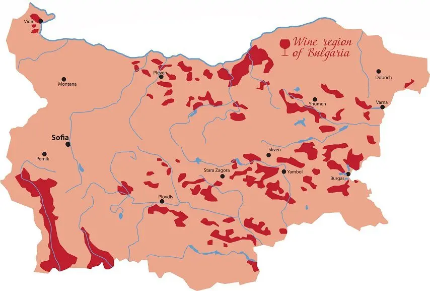 Bulgarian wines &#8211; characteristics of regions and varieties