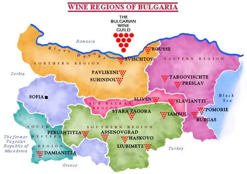 Bulgarian wines &#8211; characteristics of regions and varieties