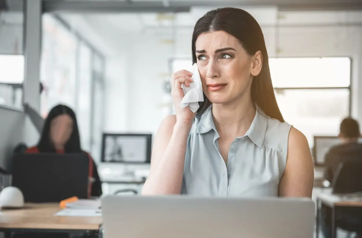 Can you cry at work?