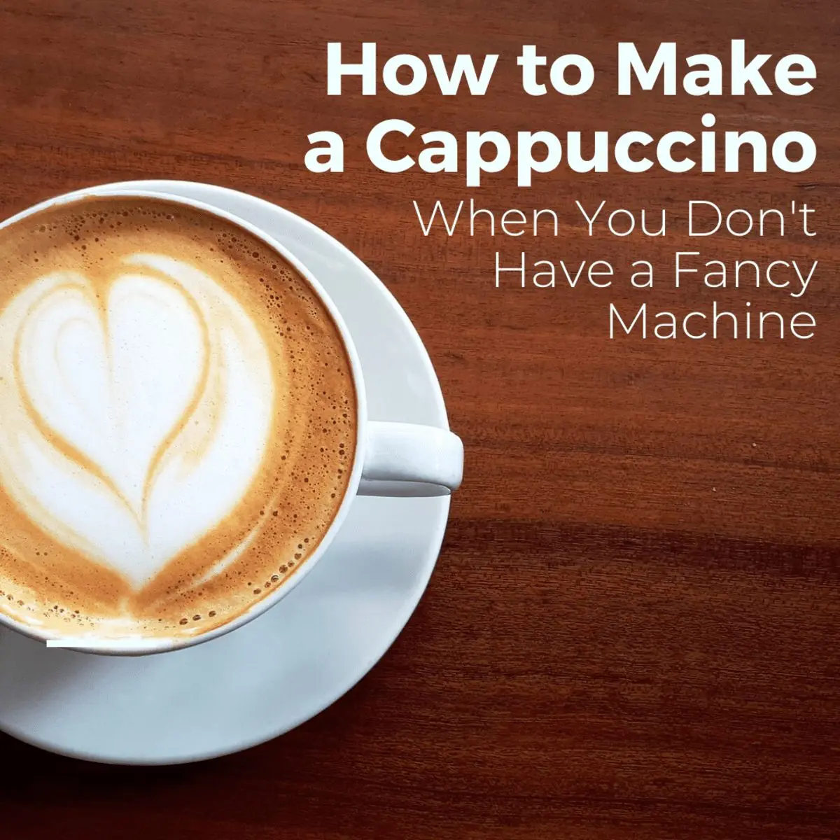 Cappuccino recipe at home coffee machine