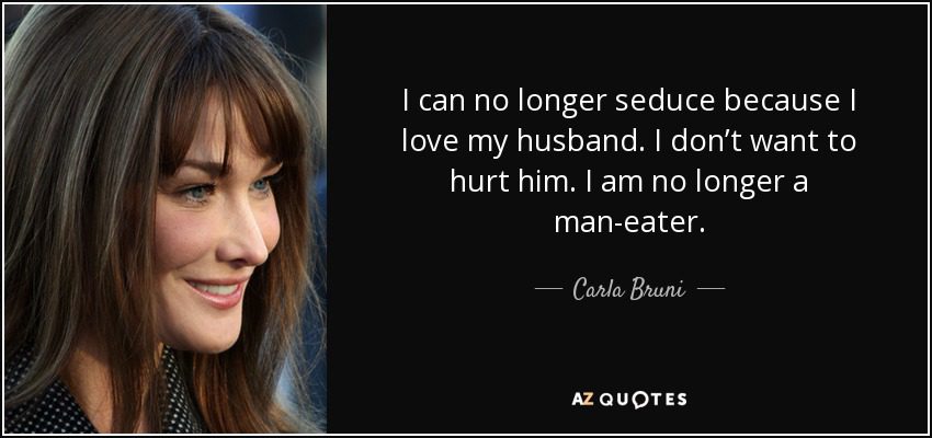 Carla Bruni: &#8220;For love, my status was a test&#8221;