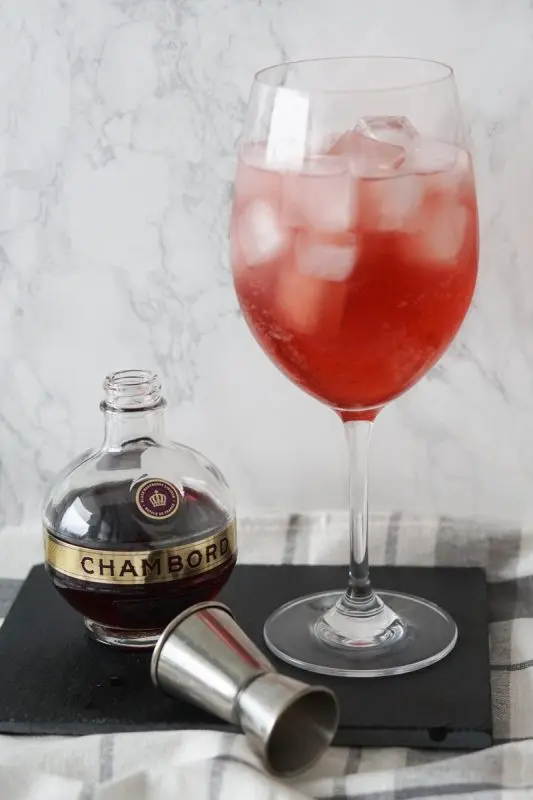 Chambord Spritz cocktail recipe