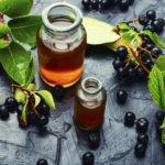 Chokeberry tincture with vodka, alcohol and moonshine