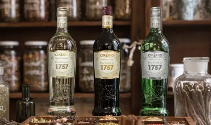 Cinzano is the main competitor of martini among vermouths.