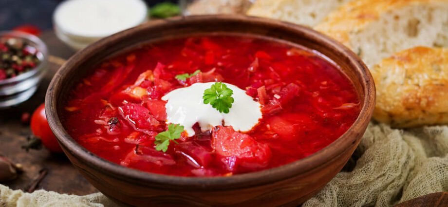 Classic Ukrainian borscht &#8211; step by step recipe with photo