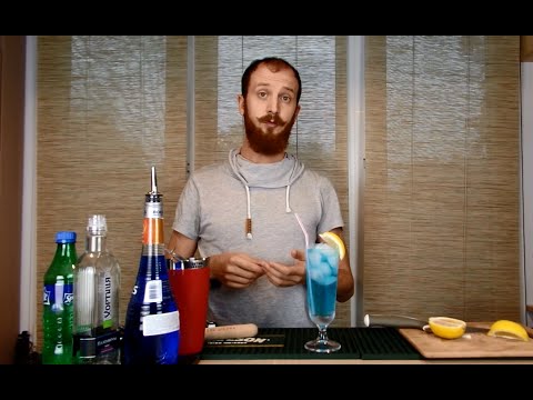 Cocktail Blue Lagoon (Blue Lagoon) - an extraordinary combination of vodka and liquor