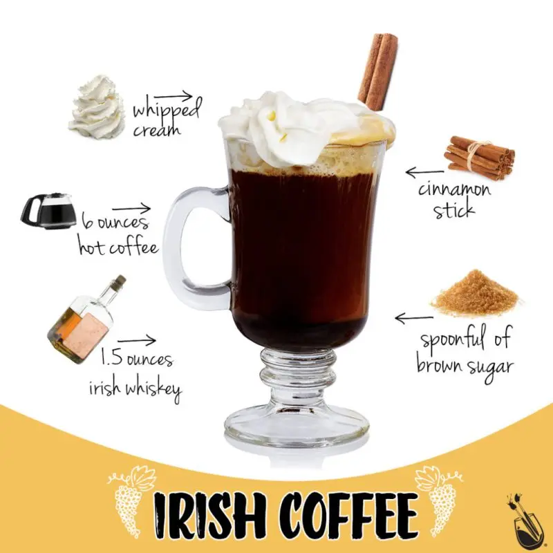 Cocktail recipe Irish Coffee