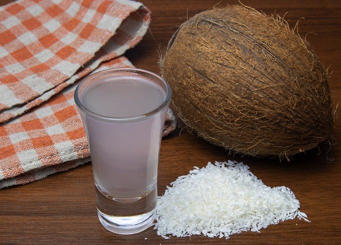 Coconut tincture (from shavings or fresh pulp)