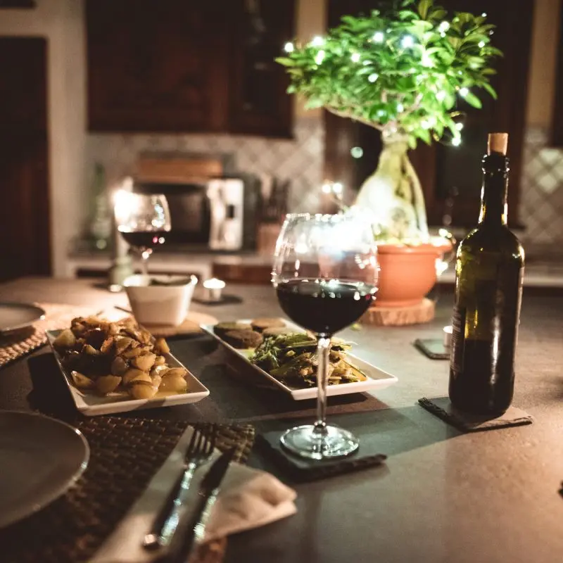 Date wine at home