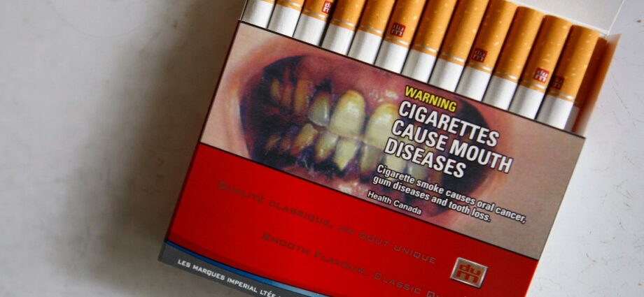 Do scary pictures on cigarette packs help you quit smoking?