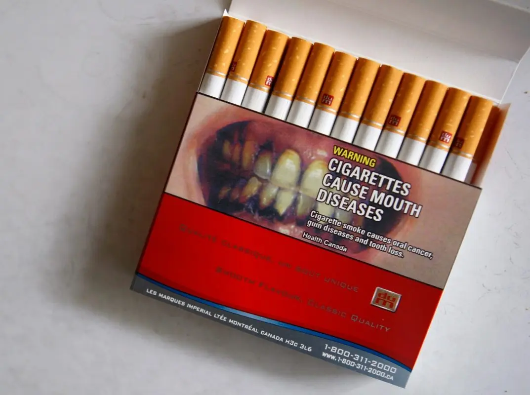 Do scary pictures on cigarette packs help you quit smoking?