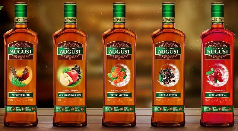 Doctor August is a Russian brand of tinctures and liqueurs