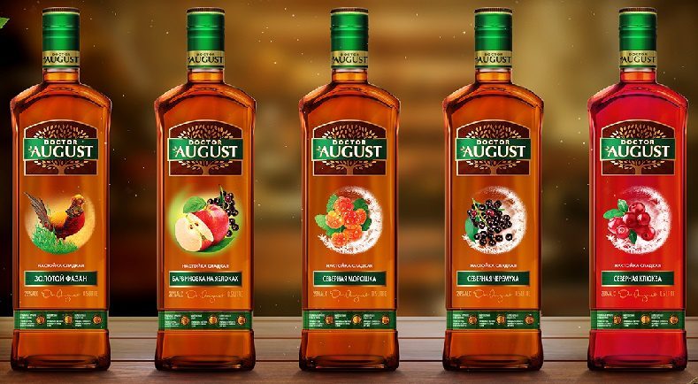 Doctor August is a Russian brand of tinctures and liqueurs