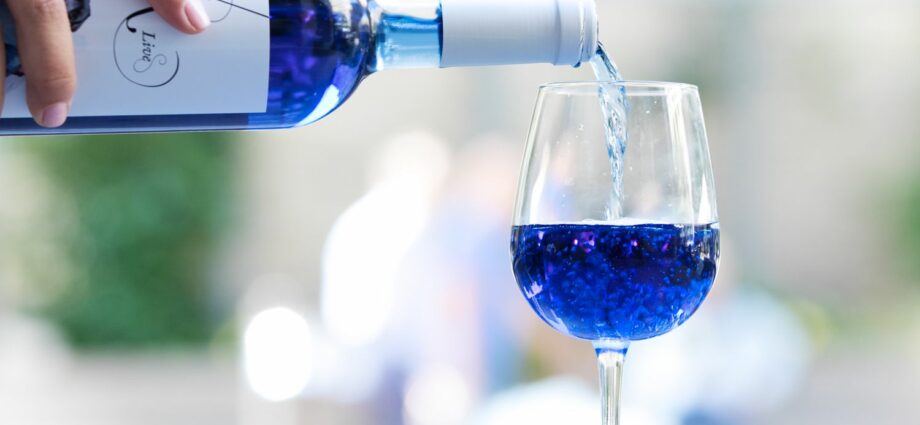 Does blue wine really exist?