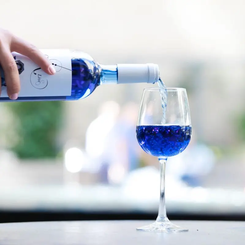 Does blue wine really exist?